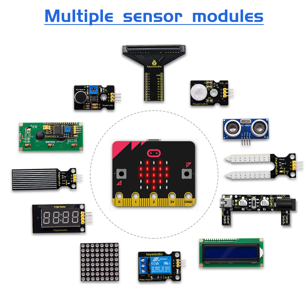 KEYESTUDIO Micro:bit V2 Basic  - Microbit Robot ulasan dan harga