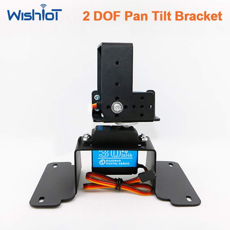 2 DOF Pan Tilt Bracket Kit Met - Pan Tilt Bracket ulasan dan harga