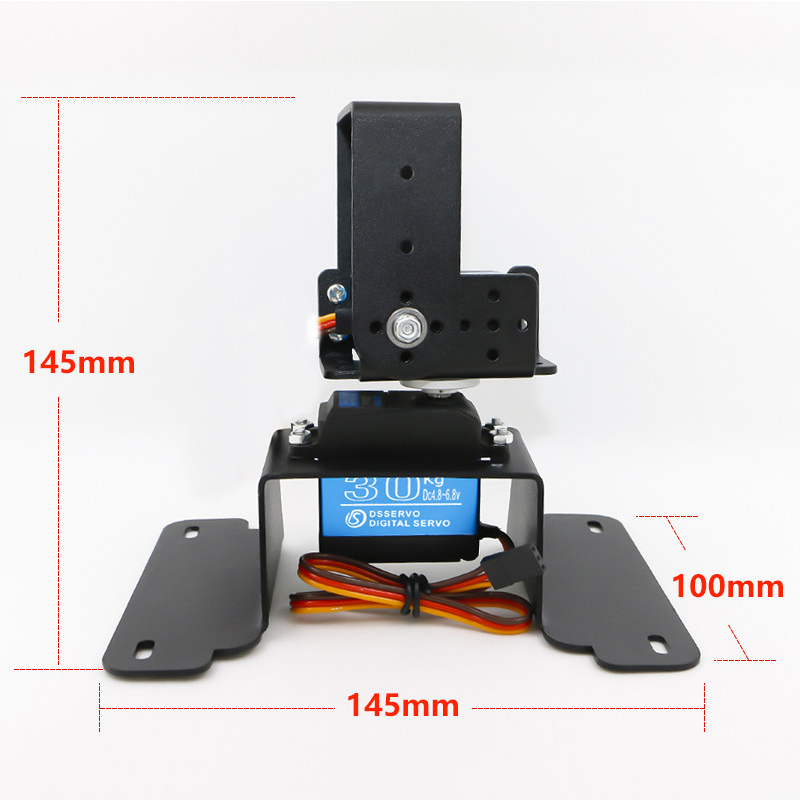 2 DOF Pan Tilt Bracket Kit Met - Pan Tilt Bracket ulasan dan harga