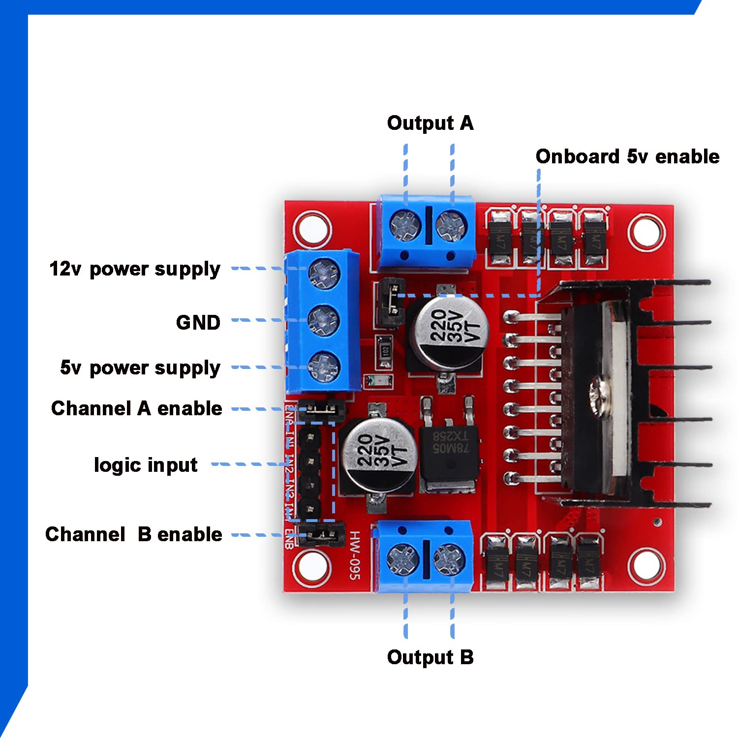 L298N Motor Drive Controller B - Motor Driver L298N ulasan dan harga