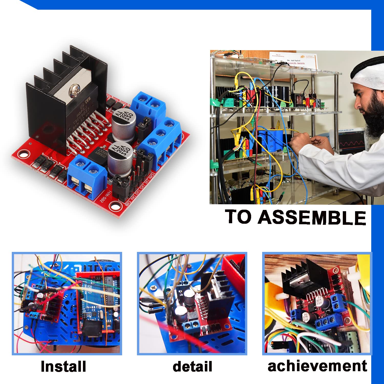 L298N Motor Drive Controller B - Motor Driver L298N ulasan dan harga
