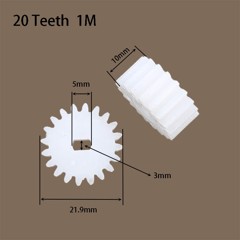 20T 1M POM Plastic Gear Narrow - 28Byj-48 ulasan dan harga