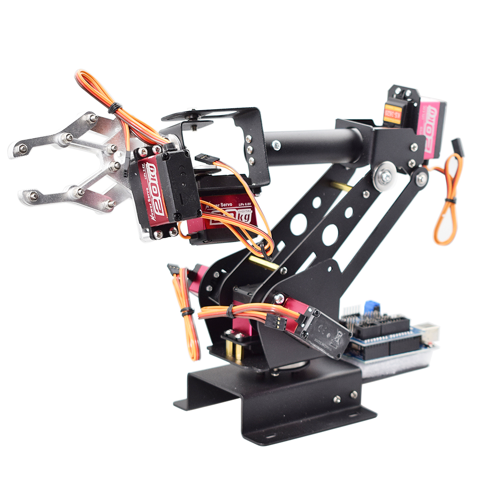 Ps2 Control 6 DOF Robotic Arm  - Robot Gripper Claw ulasan dan harga