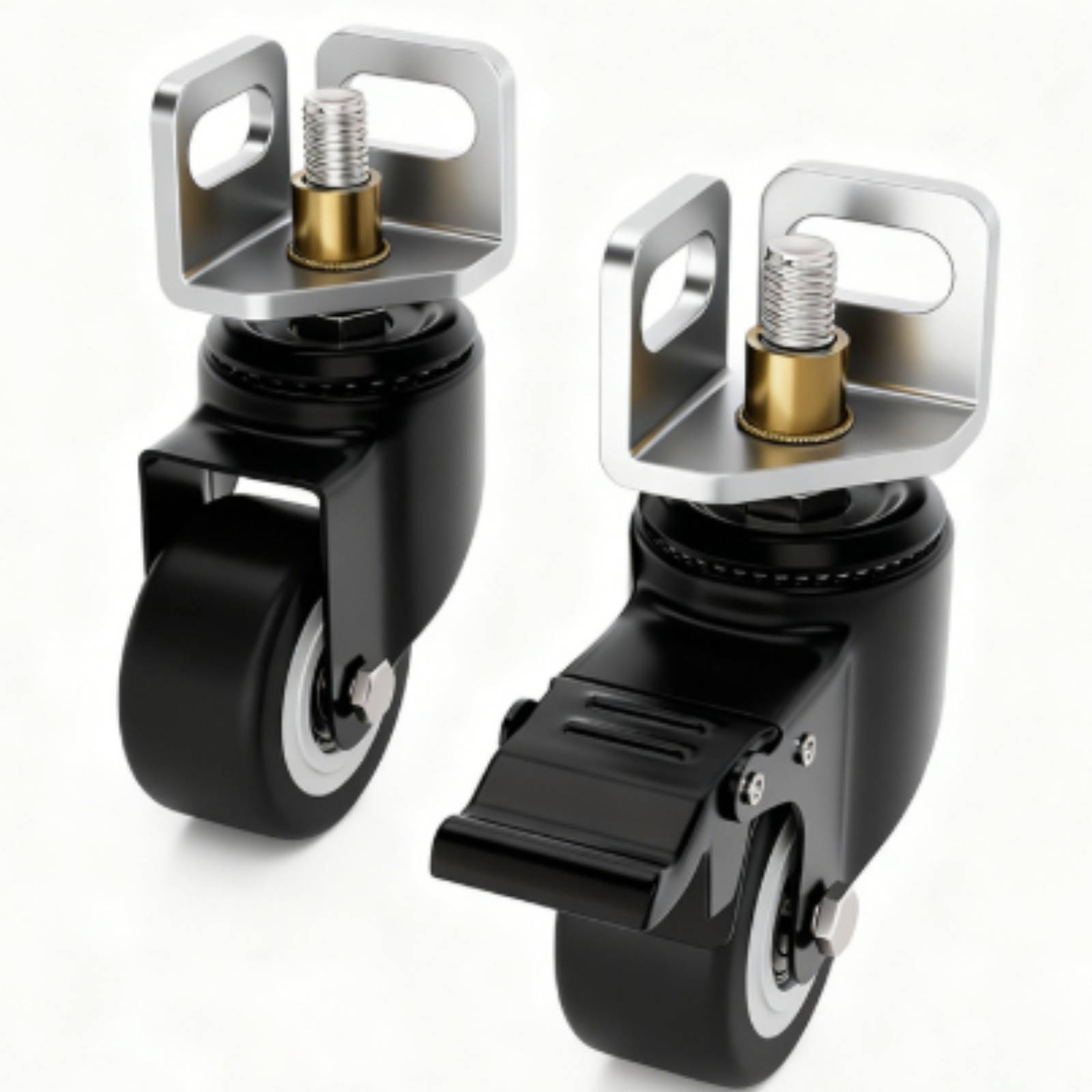 4 Pieces Angle-Steel Caster Ea - Caster Wheel ulasan dan harga