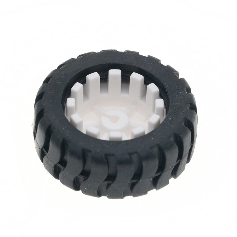 D-axis rubber tire Robot Acces - Robot Wheel ulasan dan harga