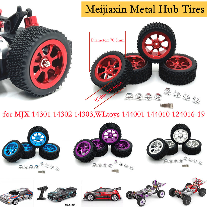 Metal Hub Wheels for MJX 14301 - Omni Wheel ulasan dan harga