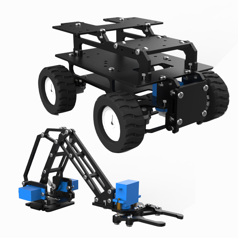 Acrylic 4WD Robot Car Motor Ac - Stm32 Robot ulasan dan harga