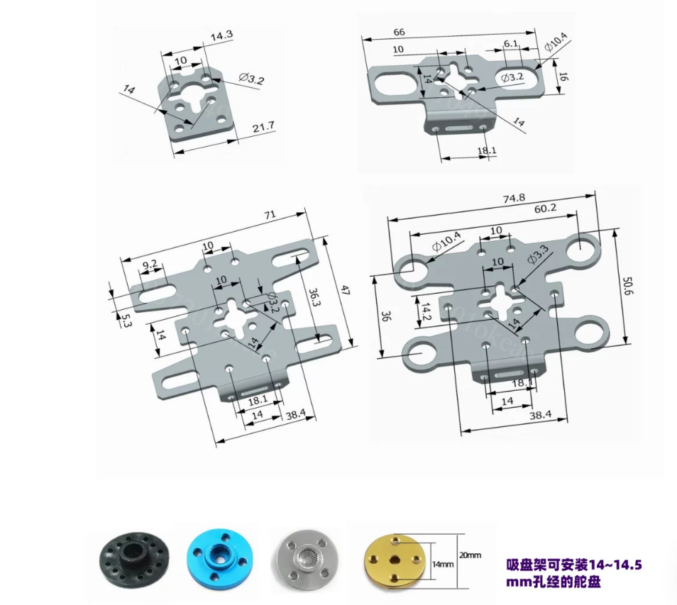 Large Robotic Claw Gripper wit - Robot Gripper Claw ulasan dan harga