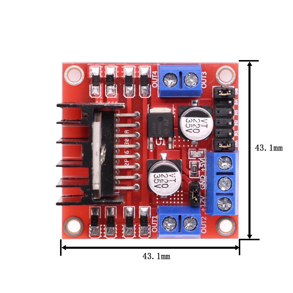 1~100Pcs L298N Dual Channel DC - Motor Driver L298N ulasan dan harga