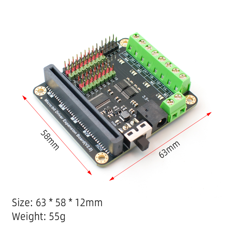 Micro:bit V2.0 Motor Driver Ex - Microbit Robot ulasan dan harga