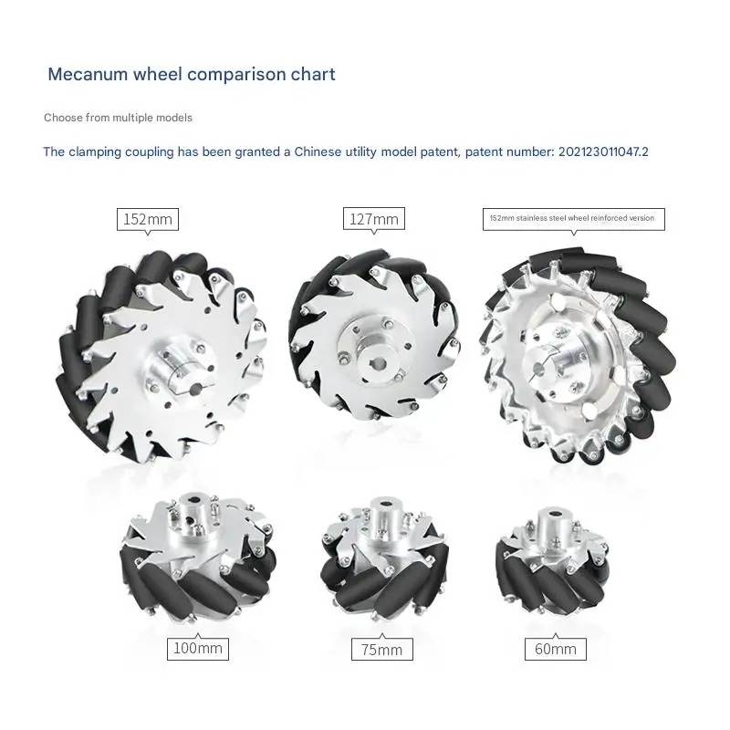 diameters 60, 75, 100, 127, 15 - Omni Wheel ulasan dan harga