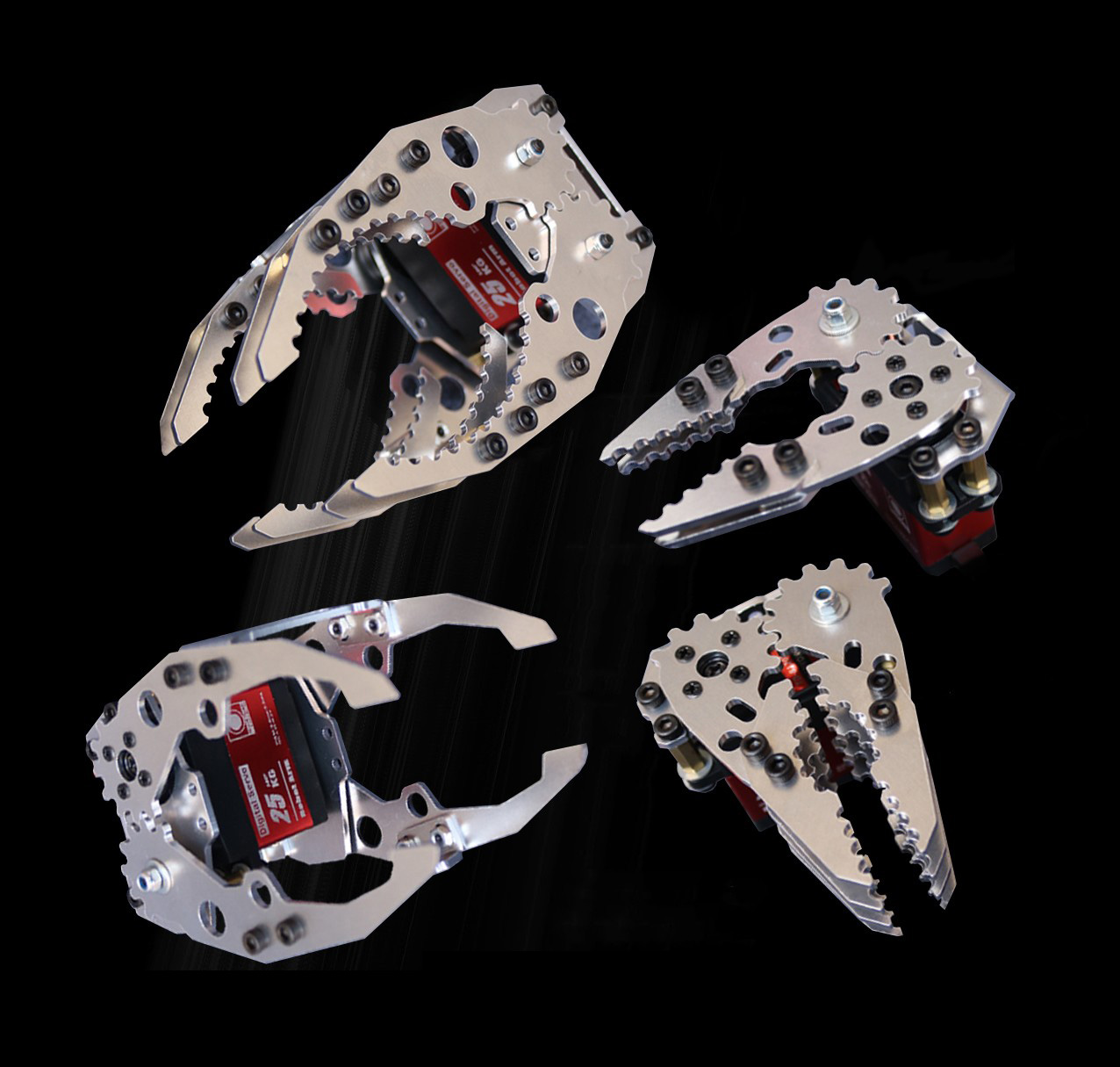 Metal Mechanical Gripper Hand  - Robot Gripper Claw ulasan dan harga