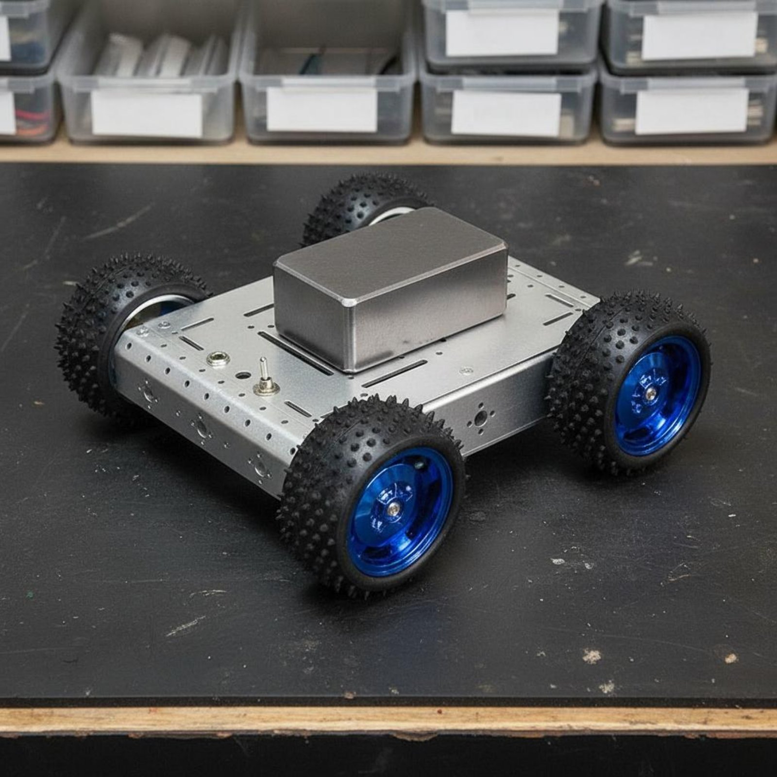 4WD Smart Car Chassis 1.5KG Lo - Robot Wheel ulasan dan harga