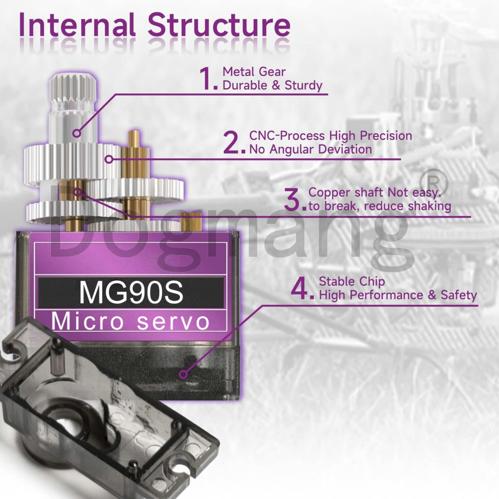 MG90S Servo 1/2/4/10/20/50 Pcs - Micro Servo ulasan dan harga