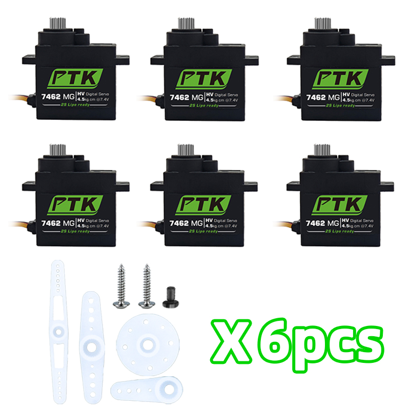 PTK 7462W MG Metal gear 9g mic - Micro Servo ulasan dan harga
