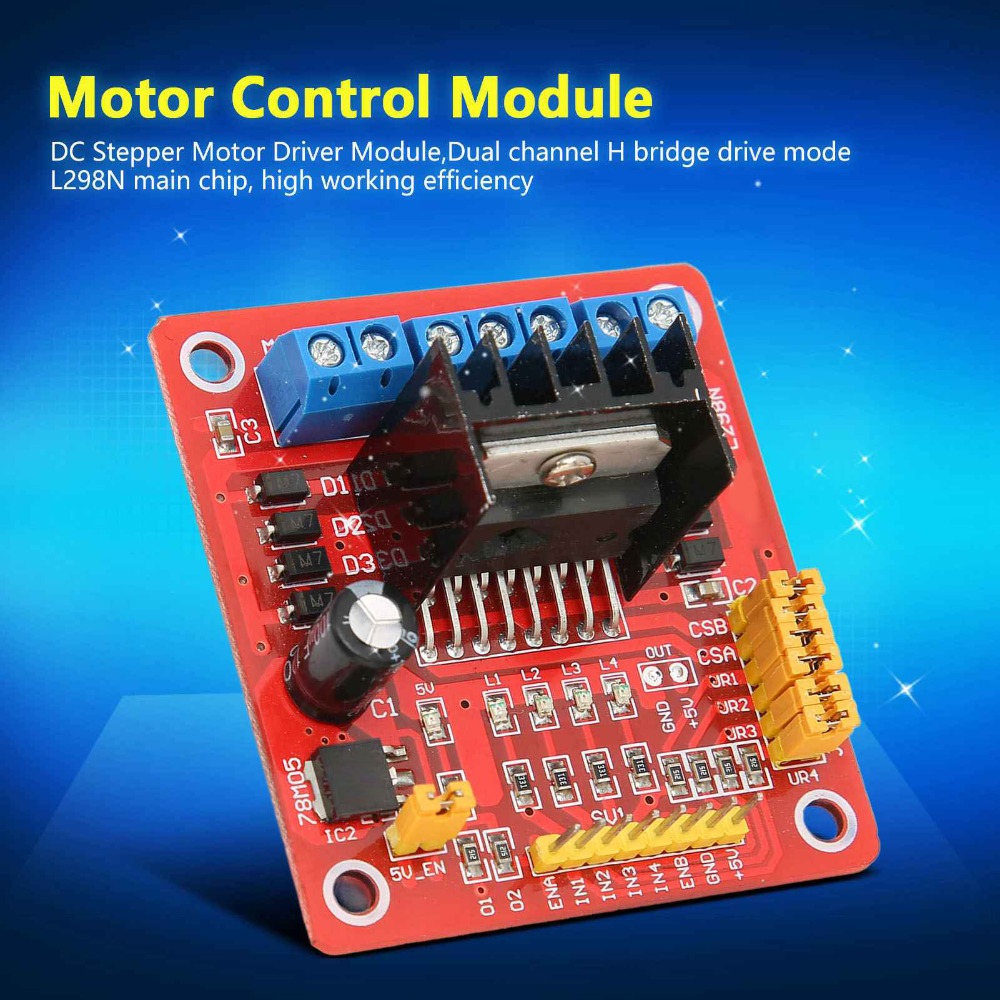 L298N Stepper Motor Driver Mod - Motor Driver L298N ulasan dan harga