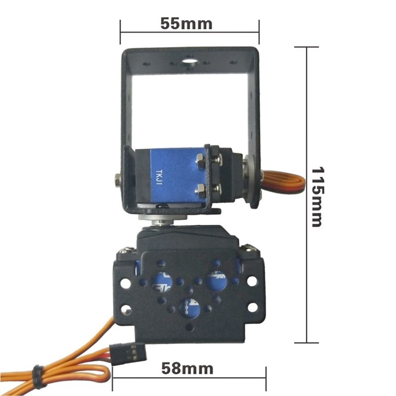 2 DOF Robotic Pan And Tilt Ser - Pan Tilt Bracket ulasan dan harga