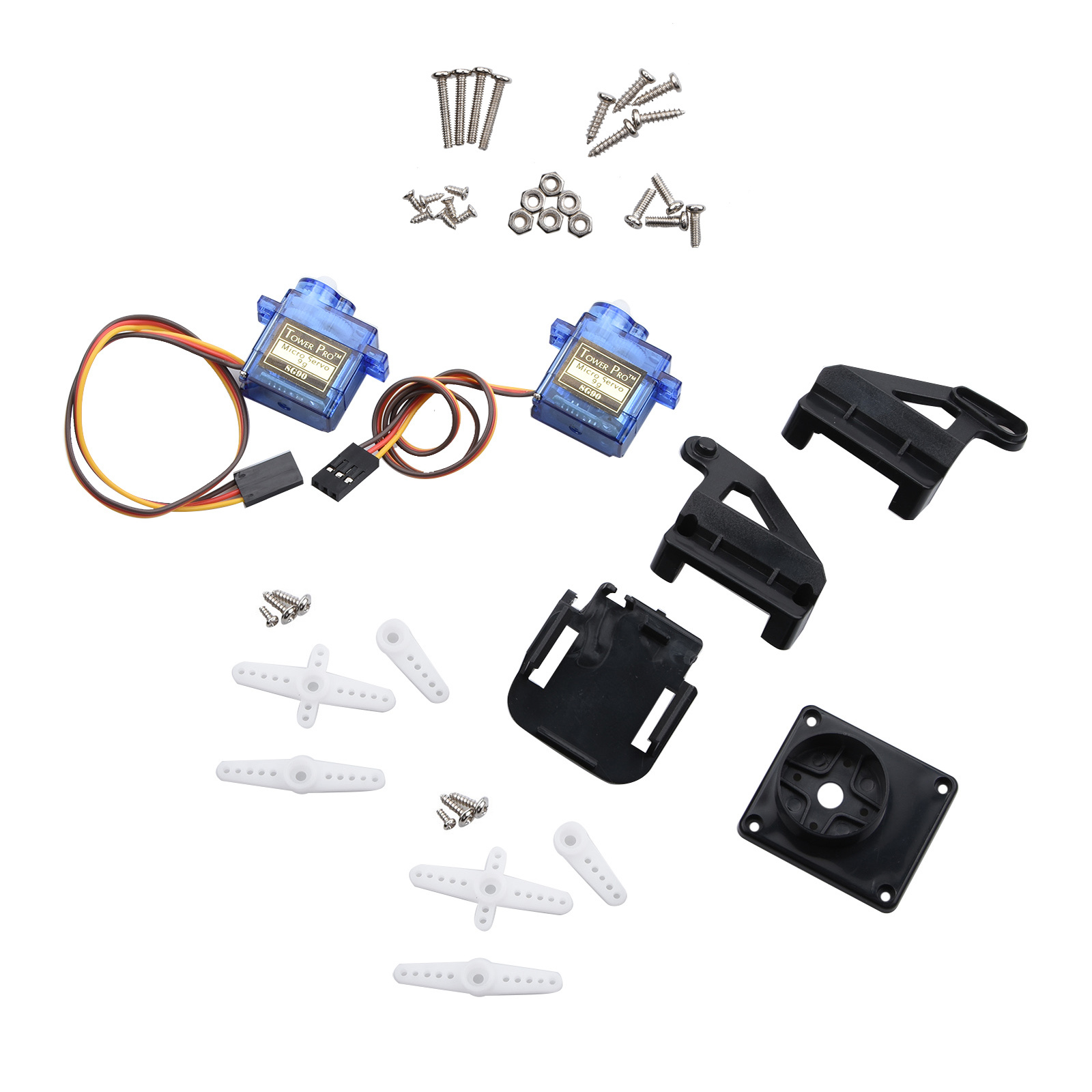 FPV Nylon Dual-Axis Servo Gimb - Servo Kit ulasan dan harga