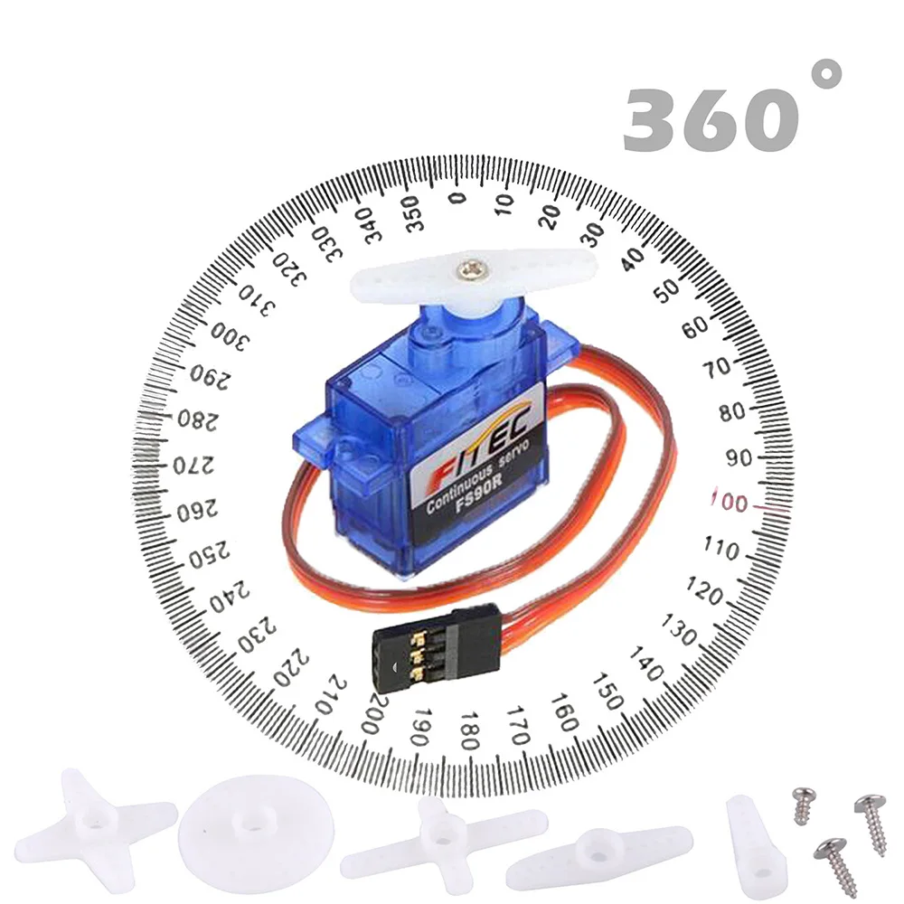 4Sets Feetech FS90R Servo 360  - Micro Servo ulasan dan harga