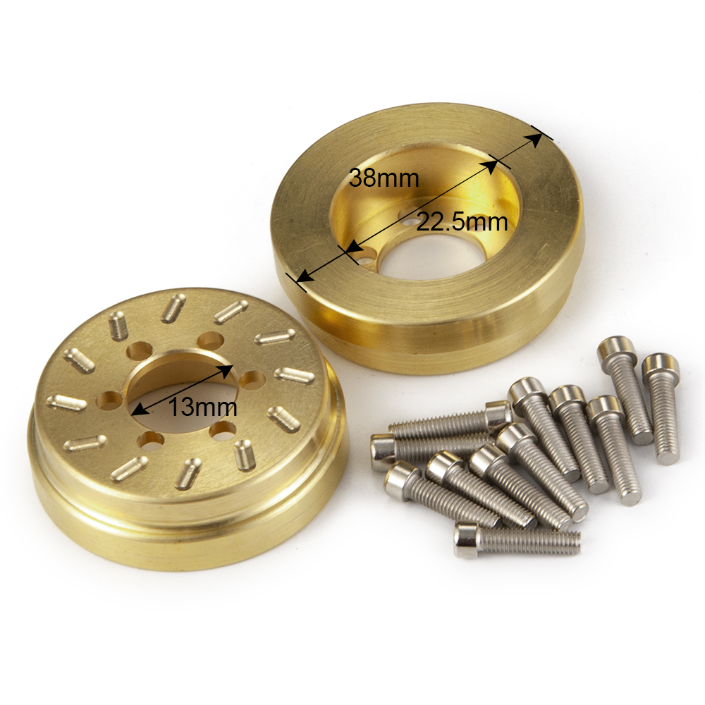 AXSPEED 2/4Pcs 70g Brass Inter - Omni Wheel ulasan dan harga