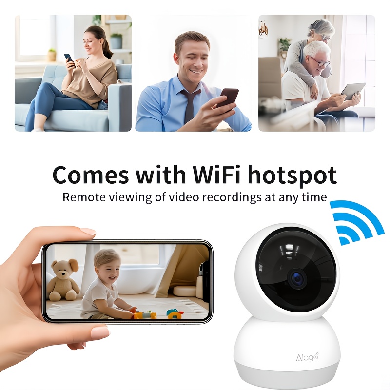 3K Pet Dog Camera with Phone A - Pan Tilt Bracket ulasan dan harga