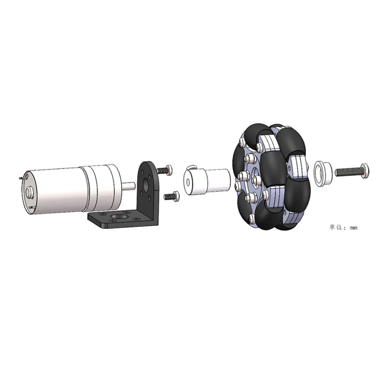 82mm Aluminum Double  Omni-Dir - Omni Wheel ulasan dan harga