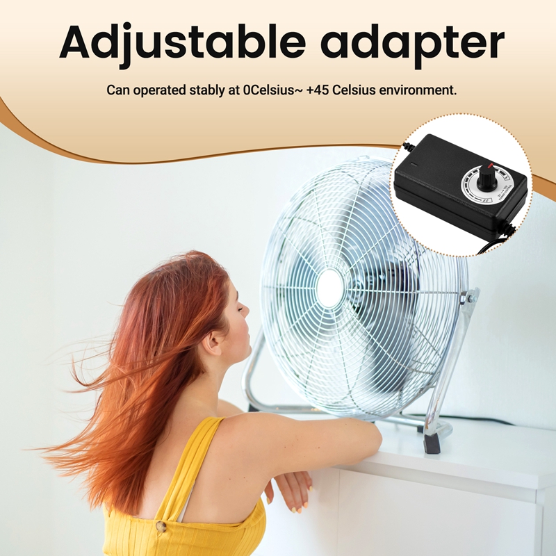 AC to DC Adapter 12V 2A Adjust - Dc Motor 12V ulasan dan harga